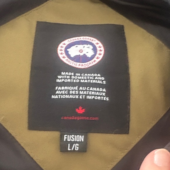 Canadian Goose Olive Green Parka-women's L - Picture 8 of 14